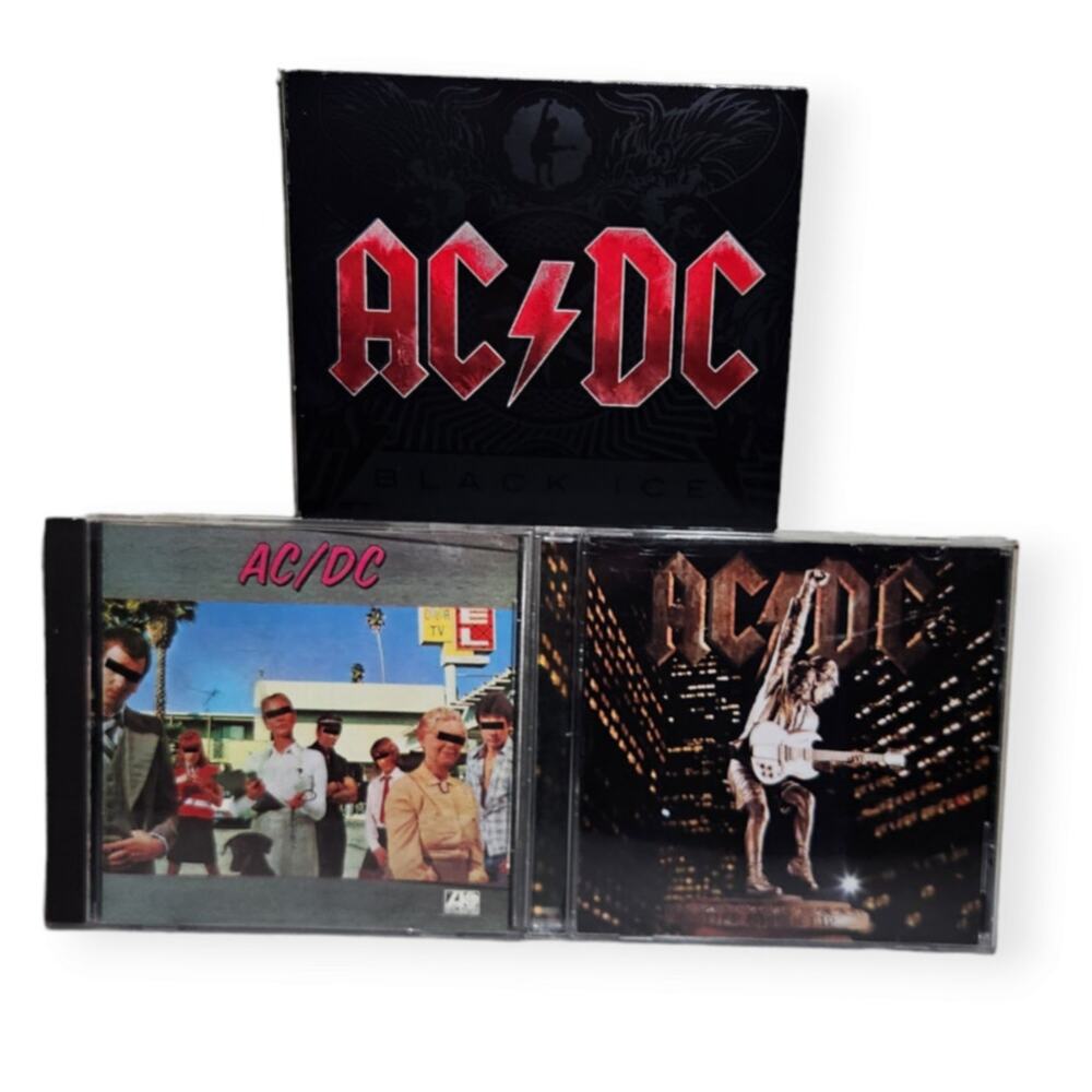 AC/DC Tested Rock CD Lot Of 3 (Atlantic, 1976, 2000, 2008) Pre-owned